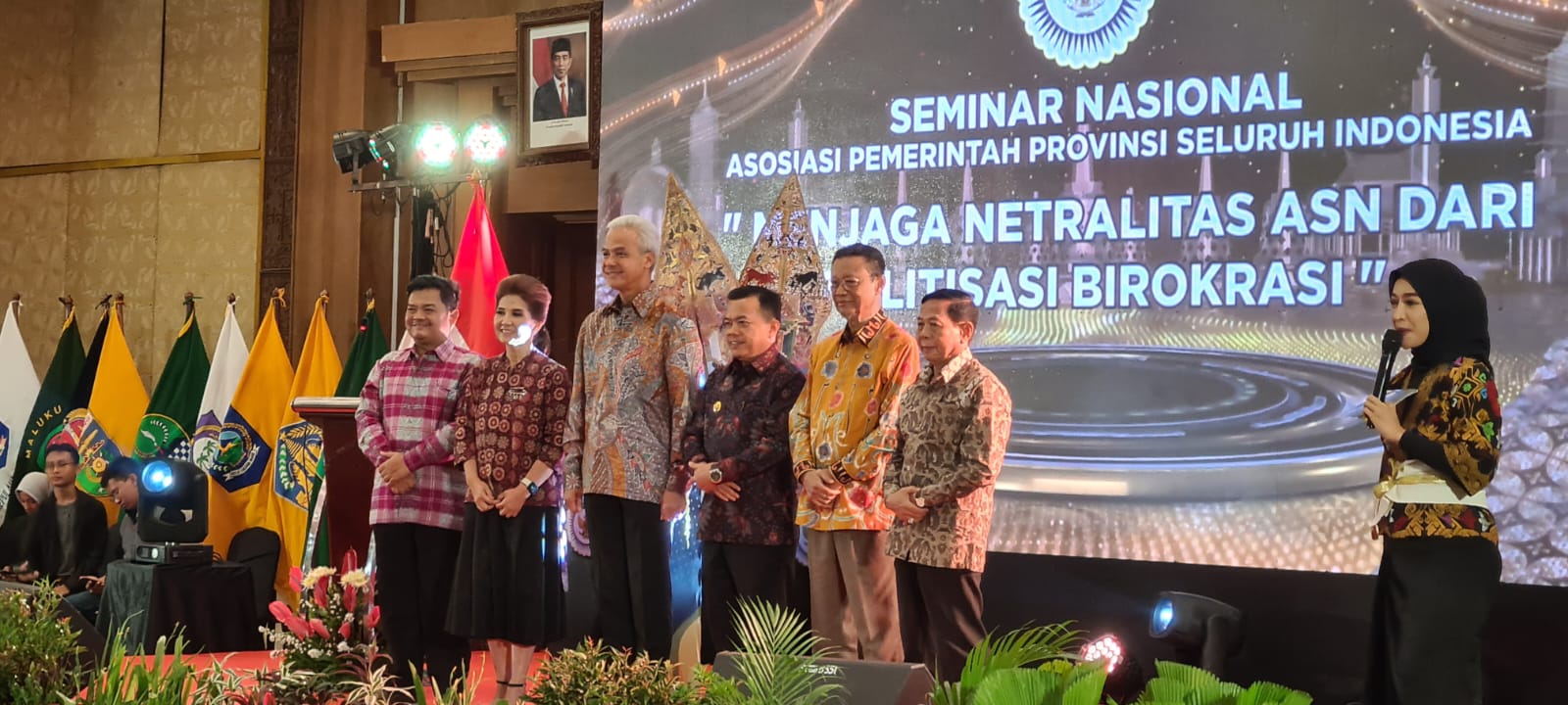 Seminar Nasional Asosiasi Pemerintah Provinsi Jambi Seluruh Indonesia dengan Tema "MENJAGA NETRALITAS ASN DARI POLITISI BIROKRASI"