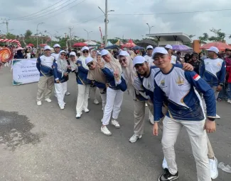BKD Ramaikan Pawai HUT RI ke 81