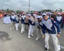 BKD Ramaikan Pawai HUT RI ke 81